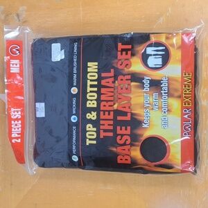 Polar Extreme 2-piece set thermal base layer new in package XL tops & bottom set